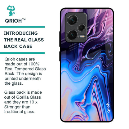 Psychic Texture Glass Case for Redmi Note 12 Pro Plus 5G