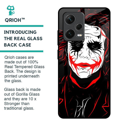 Life In Dark Glass Case For Redmi Note 12 Pro Plus 5G
