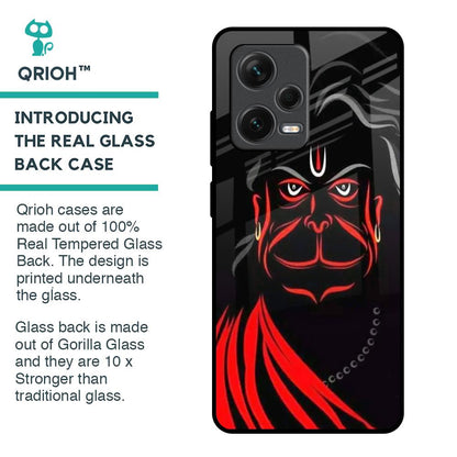 Lord Hanuman Glass Case For Redmi Note 12 Pro Plus 5G