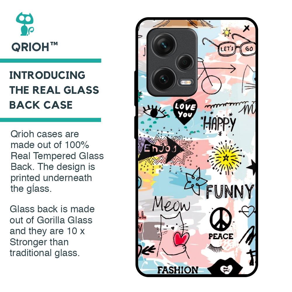 Just For You Glass Case For Redmi Note 12 Pro Plus 5G