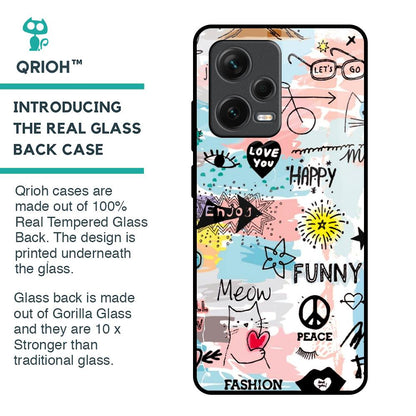Just For You Glass Case For Redmi Note 12 Pro Plus 5G
