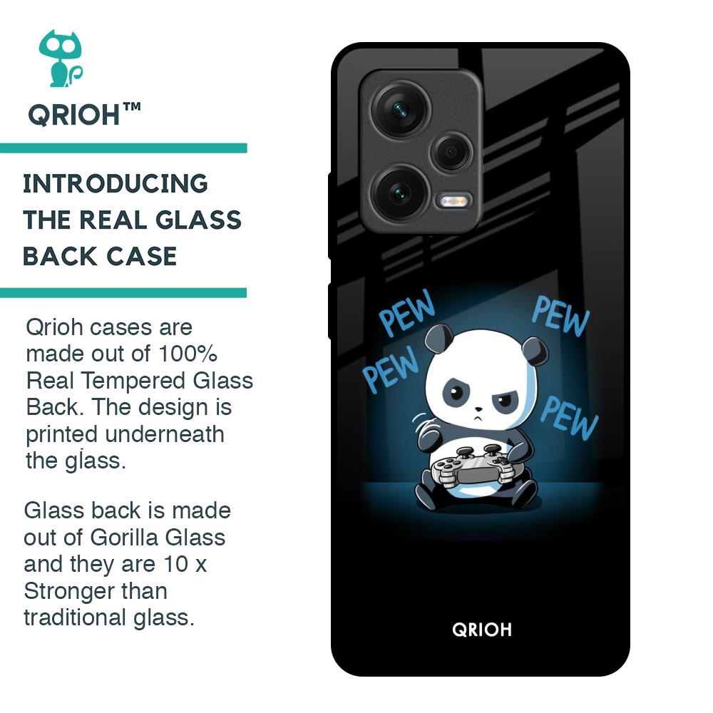 Pew Pew Glass Case for Redmi Note 12 Pro Plus 5G