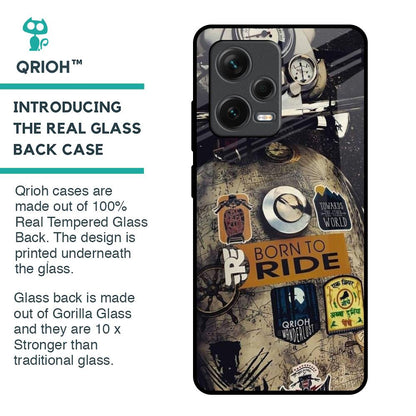 Ride Mode On Glass Case for Redmi Note 12 Pro Plus 5G