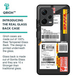 Cool Barcode Label Glass Case For Redmi Note 12 Pro Plus 5G