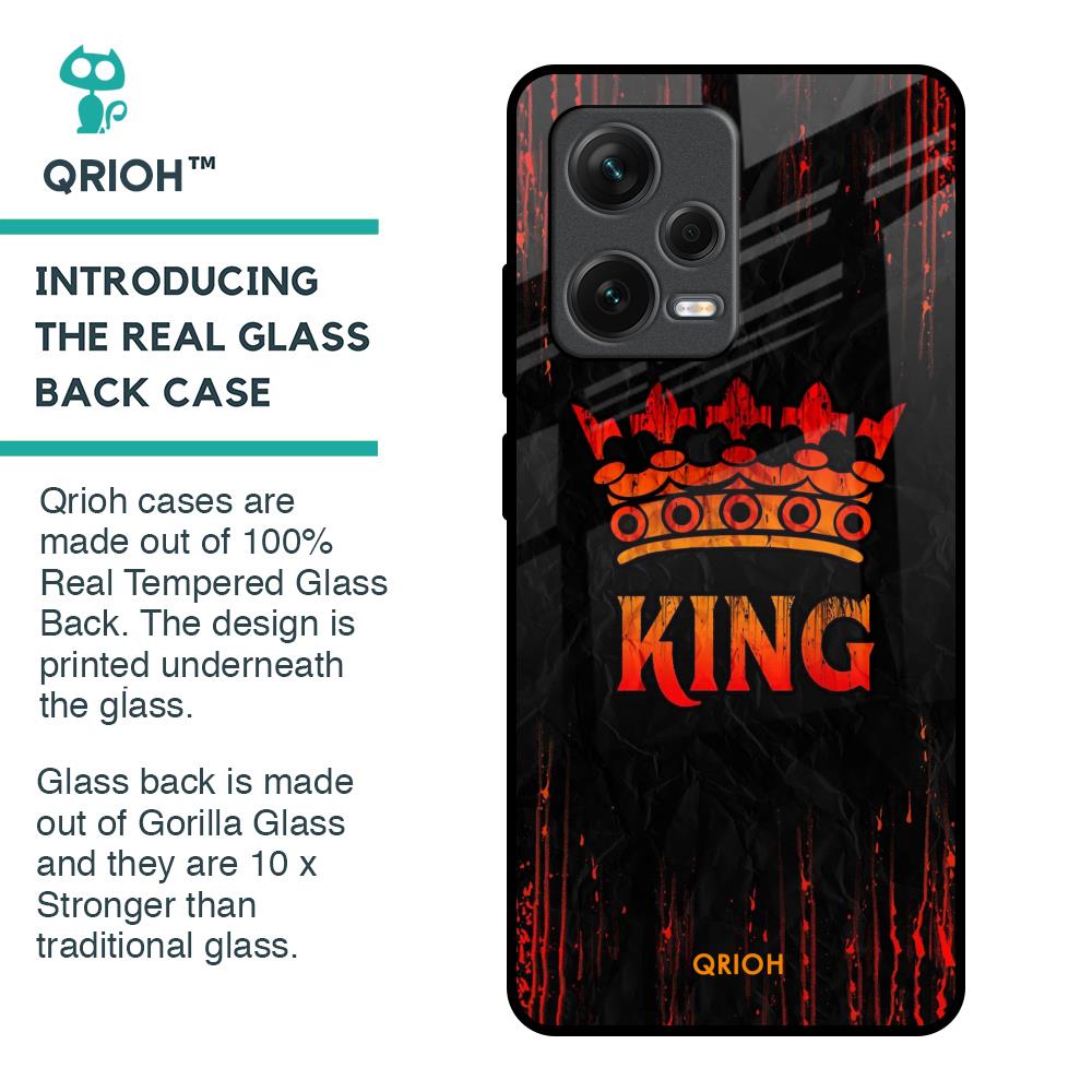 Royal King Glass Case for Redmi Note 12 Pro Plus 5G