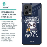 Struggling Panda Glass Case for Redmi Note 12 Pro Plus 5G