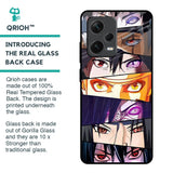 Anime Eyes Glass Case for Redmi Note 12 Pro Plus 5G