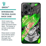 Anime Green Splash Glass Case for Redmi Note 12 Pro Plus 5G
