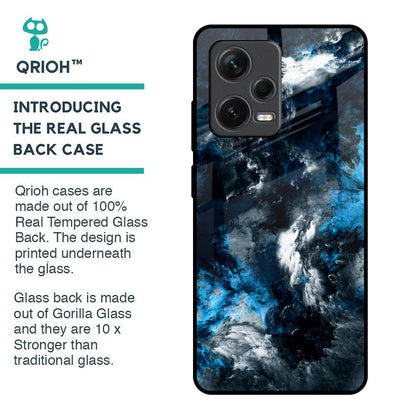 Cloudy Dust Glass Case for Redmi Note 12 Pro Plus 5G