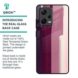 Brush Stroke Art Glass Case for Redmi Note 12 Pro Plus 5G