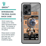 Space Ticket Glass Case for Redmi Note 12 Pro Plus 5G