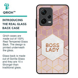 Boss Lady Glass Case for Redmi Note 12 Pro Plus 5G