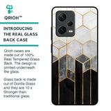 Tricolor Pattern Glass Case for Redmi Note 12 Pro Plus 5G