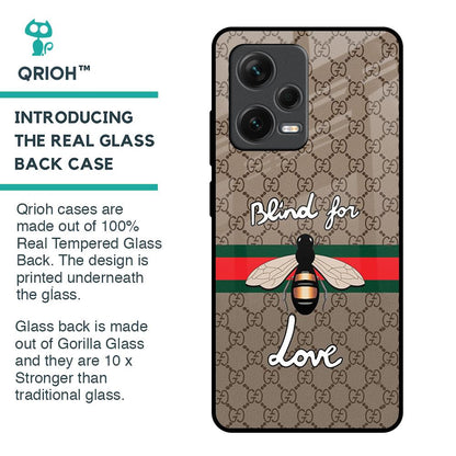 Blind For Love Glass Case for Redmi Note 12 Pro Plus 5G