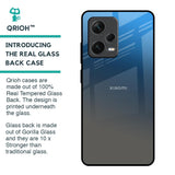 Blue Grey Ombre Glass Case for Redmi Note 12 Pro Plus 5G