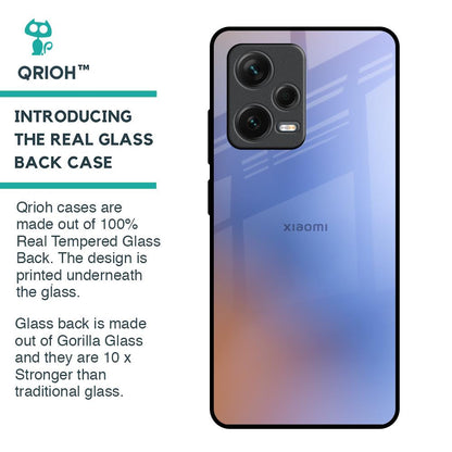 Blue Aura Glass Case for Redmi Note 12 Pro Plus 5G