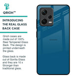 Cobalt Blue Glass Case for Redmi Note 12 Pro Plus 5G