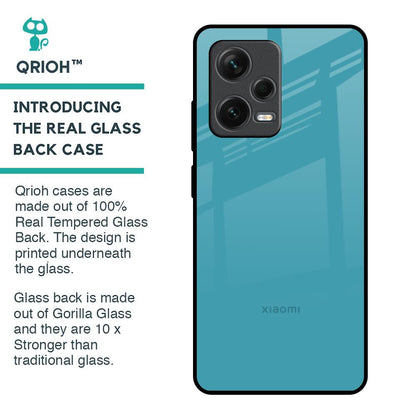 Oceanic Turquiose Glass Case for Redmi Note 12 Pro Plus 5G