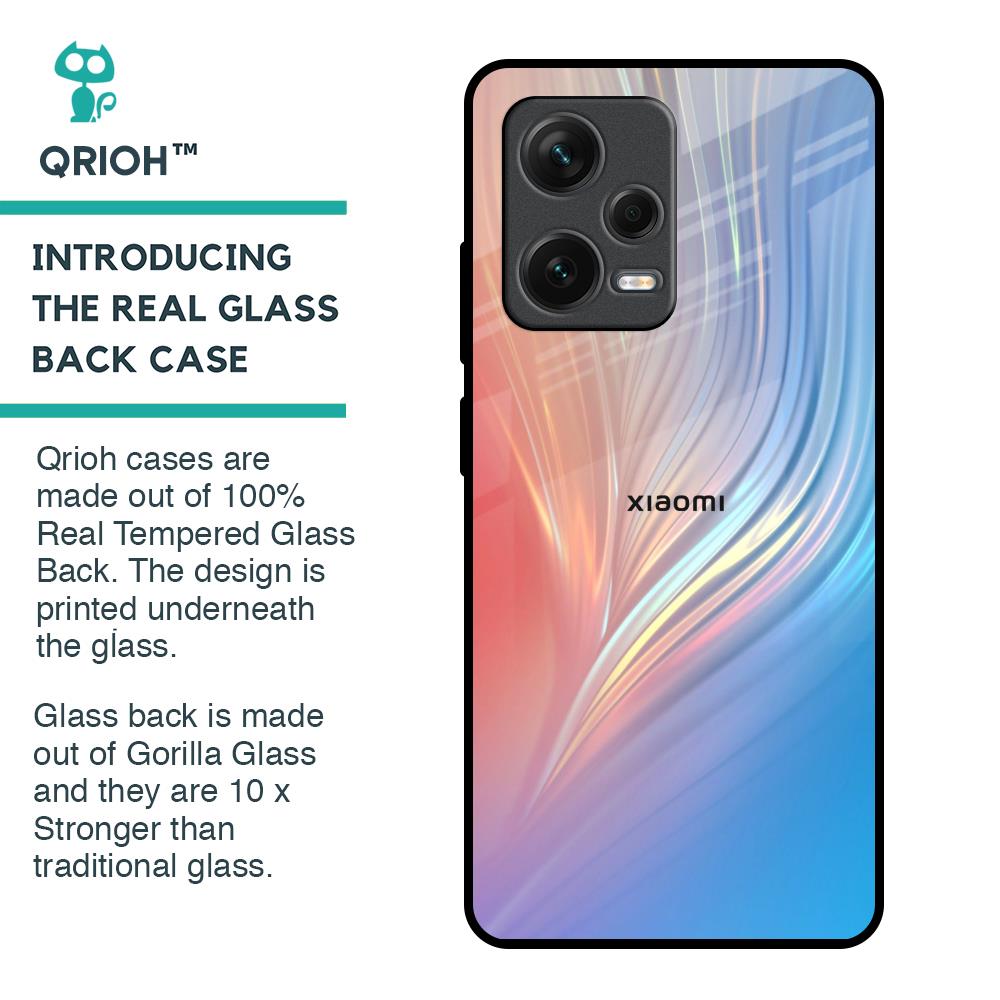 Mystic Aurora Glass Case for Redmi Note 12 Pro Plus 5G
