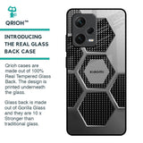 Hexagon Style Glass Case For Redmi Note 12 Pro Plus 5G