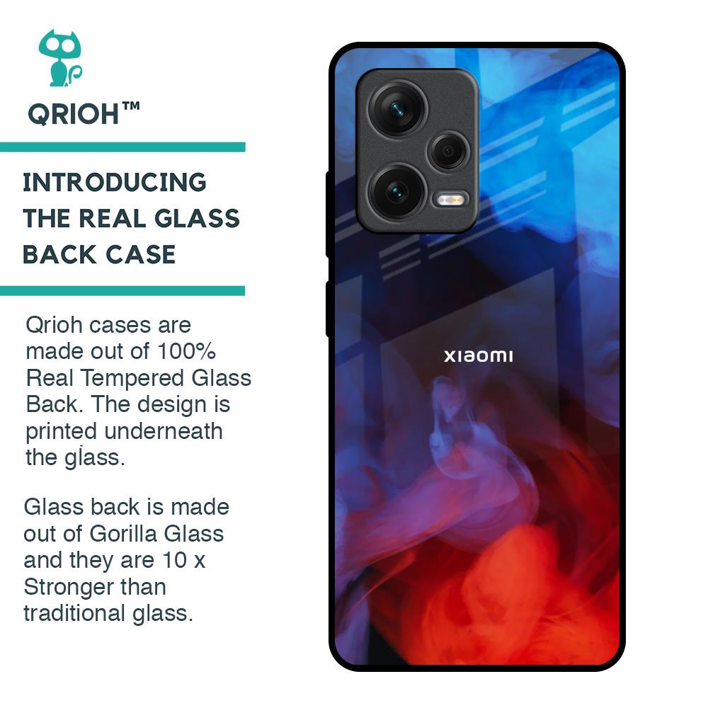 Dim Smoke Glass Case for Redmi Note 12 Pro Plus 5G