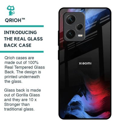Fine Art Wave Glass Case for Redmi Note 12 Pro Plus 5G