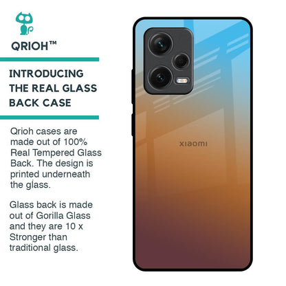 Rich Brown Glass Case for Redmi Note 12 Pro Plus 5G