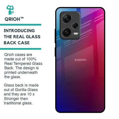 Magical Color Shade Glass Case for Redmi Note 12 Pro Plus 5G