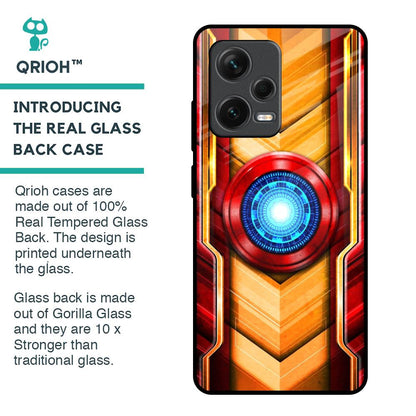 Arc Reactor Glass Case for Redmi Note 12 Pro Plus 5G