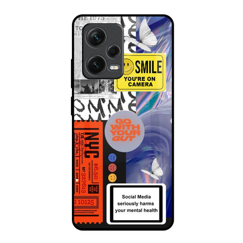 Smile for Camera Redmi Note 12 Pro 5G Glass Back Cover Online