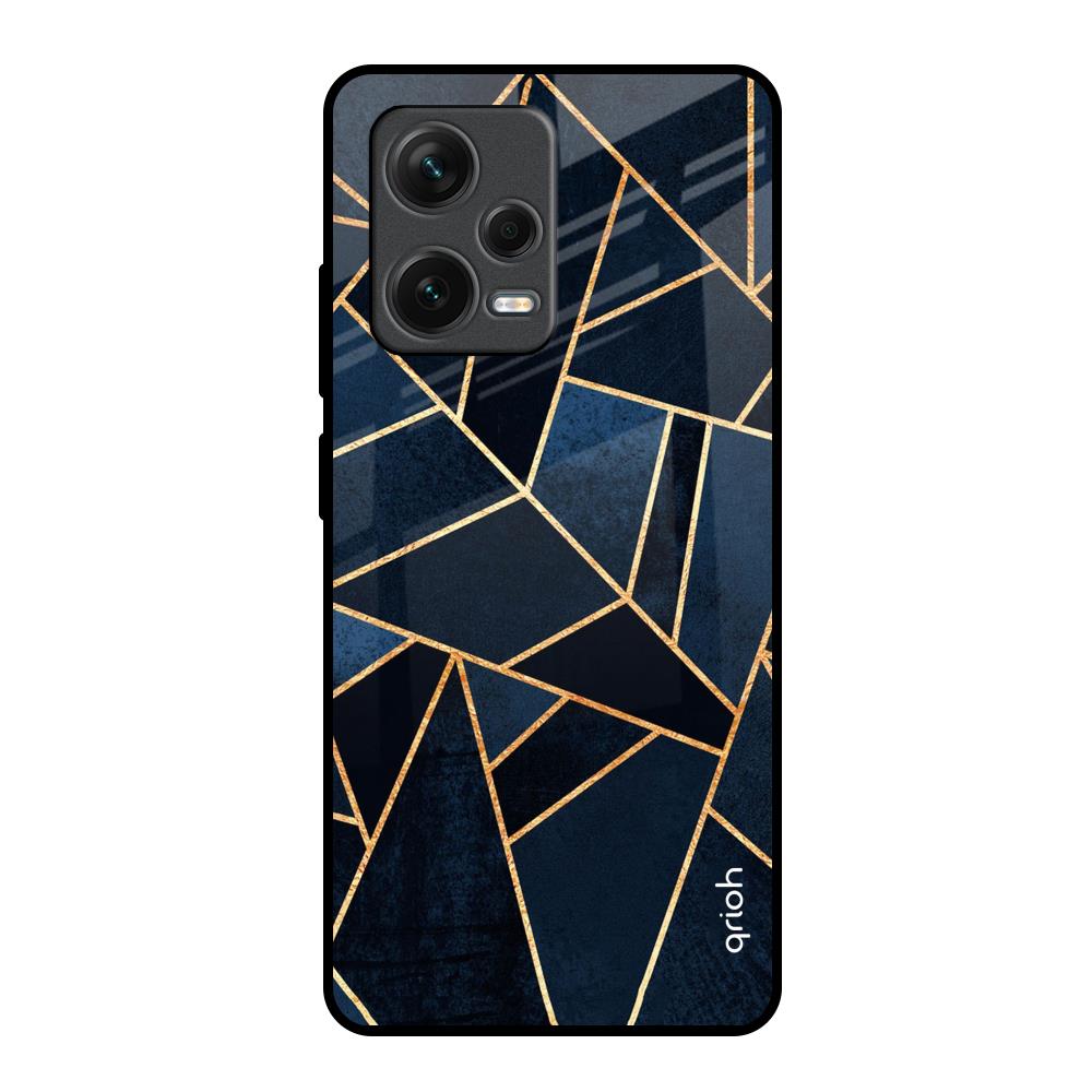 Abstract Tiles Redmi Note 12 Pro 5G Glass Back Cover Online