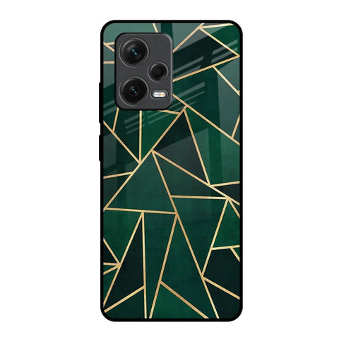 Abstract Green Redmi Note 12 Pro 5G Glass Back Cover Online