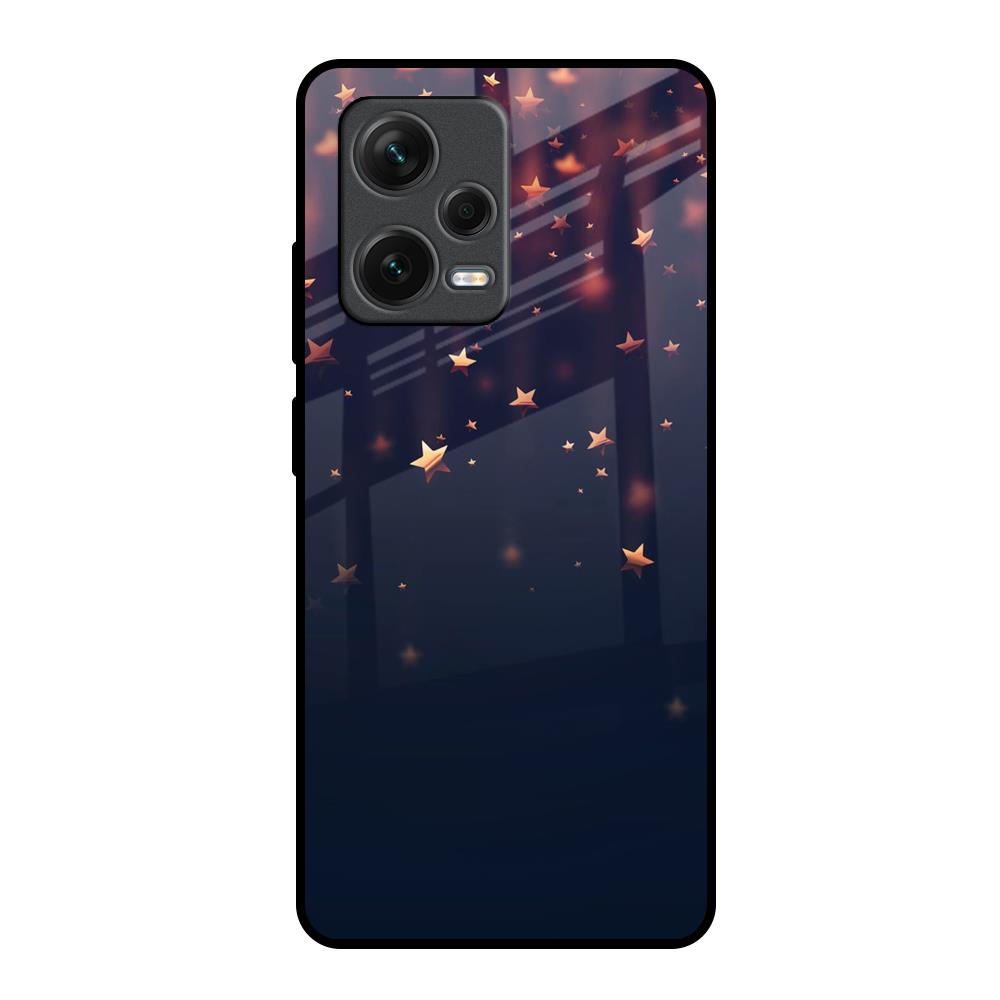 Falling Stars Redmi Note 12 Pro 5G Glass Back Cover Online