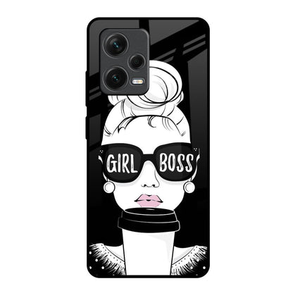 Girl Boss Redmi Note 12 Pro 5G Glass Back Cover Online
