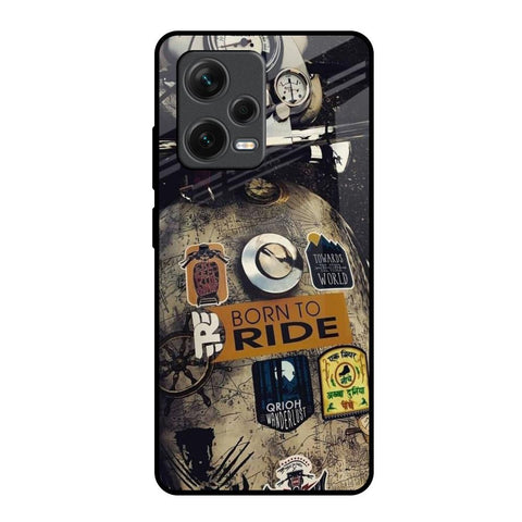 Ride Mode On Redmi Note 12 Pro 5G Glass Back Cover Online