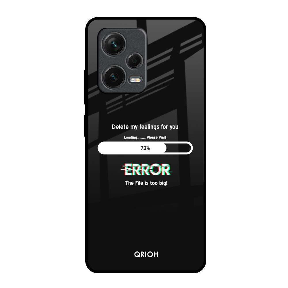 Error Redmi Note 12 Pro 5G Glass Back Cover Online