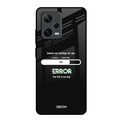 Error Redmi Note 12 Pro 5G Glass Back Cover Online