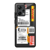 Cool Barcode Label Redmi Note 12 Pro 5G Glass Back Cover Online