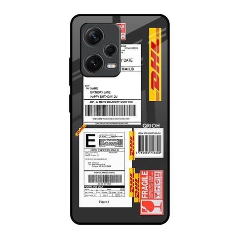 Cool Barcode Label Redmi Note 12 Pro 5G Glass Back Cover Online
