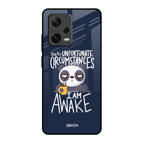 Struggling Panda Redmi Note 12 Pro 5G Glass Back Cover Online