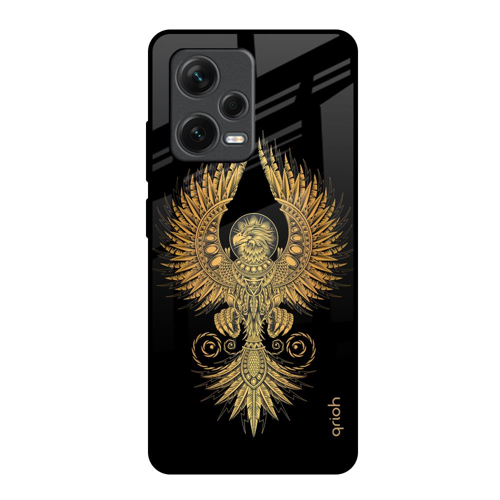Mythical Phoenix Art Redmi Note 12 Pro 5G Glass Back Cover Online