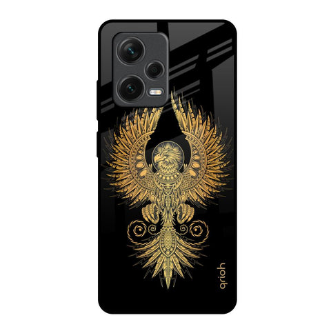 Mythical Phoenix Art Redmi Note 12 Pro 5G Glass Back Cover Online
