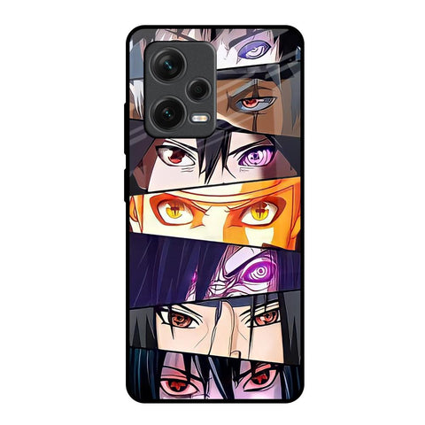 Anime Eyes Redmi Note 12 Pro 5G Glass Back Cover Online