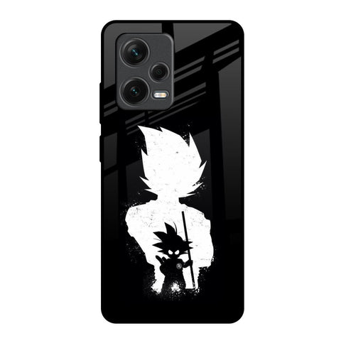 Monochrome Goku Redmi Note 12 Pro 5G Glass Back Cover Online