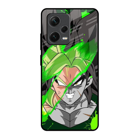 Anime Green Splash Redmi Note 12 Pro 5G Glass Back Cover Online