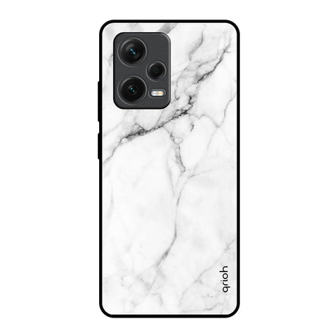 Modern White Marble Redmi Note 12 Pro 5G Glass Back Cover Online