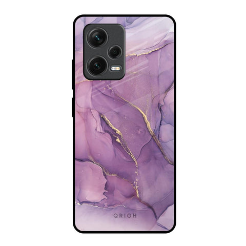 Purple Gold Marble Redmi Note 12 Pro 5G Glass Back Cover Online