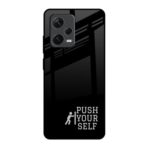 Push Your Self Redmi Note 12 Pro 5G Glass Back Cover Online