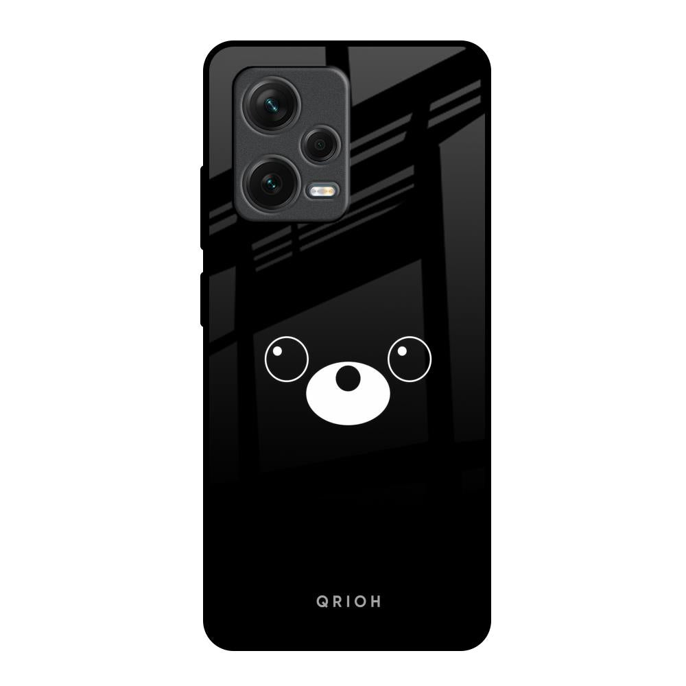 Cute Bear Redmi Note 12 Pro 5G Glass Back Cover Online