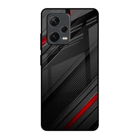 Modern Abstract Redmi Note 12 Pro 5G Glass Back Cover Online
